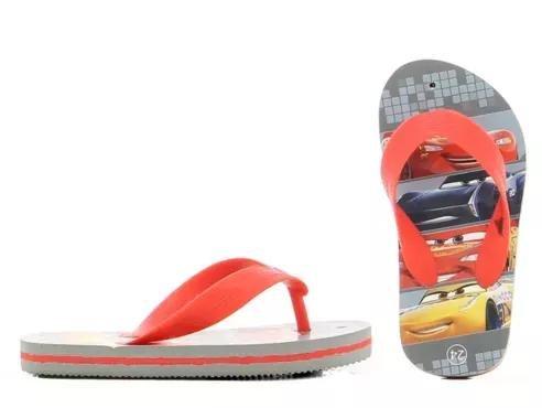 Red Cars Printed Flip-Flops, Kids Boys, , large image number 2