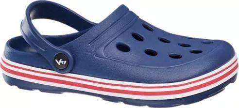 Navy Striped Clogs, , large image number 0