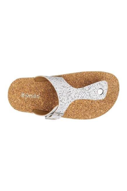 Silver Rhinestones Slides , Kids Girls, , large image number 1