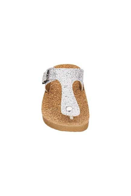 Silver Rhinestones Slides , Kids Girls, , large image number 2