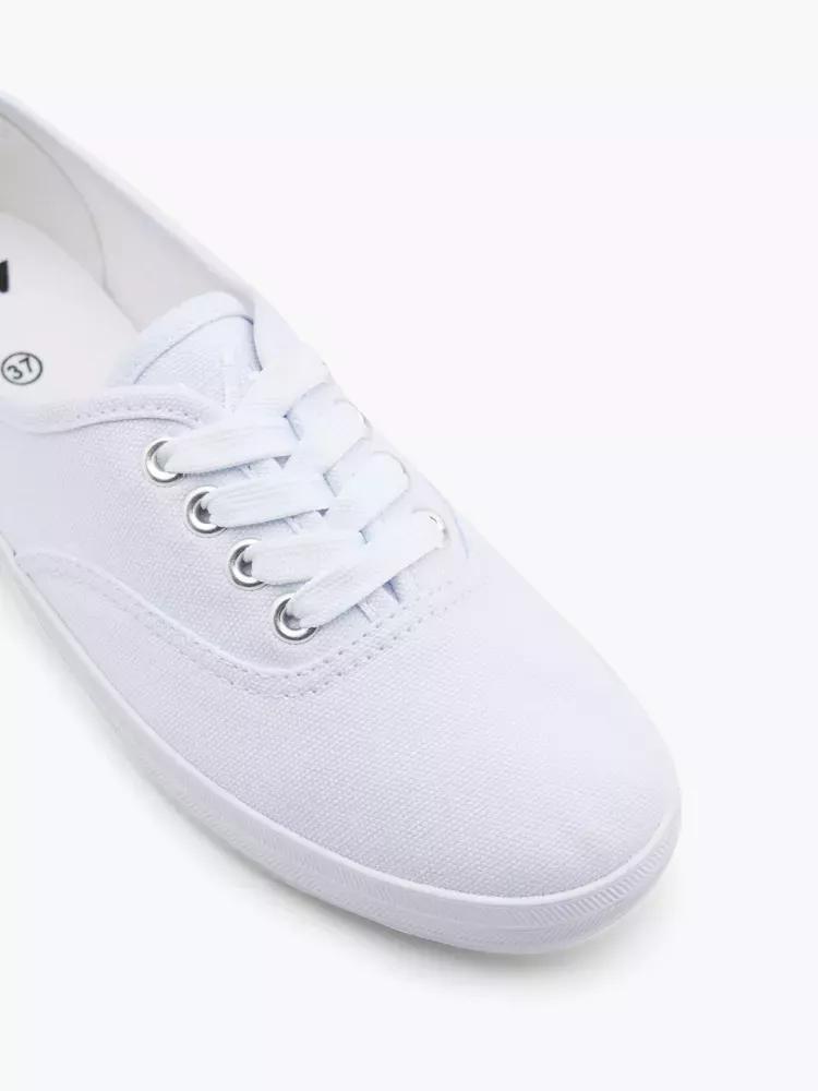 White Laced Trainers, , large image number 1