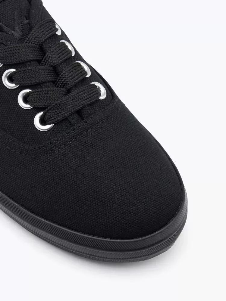 Black Laced Trainers, , large image number 2