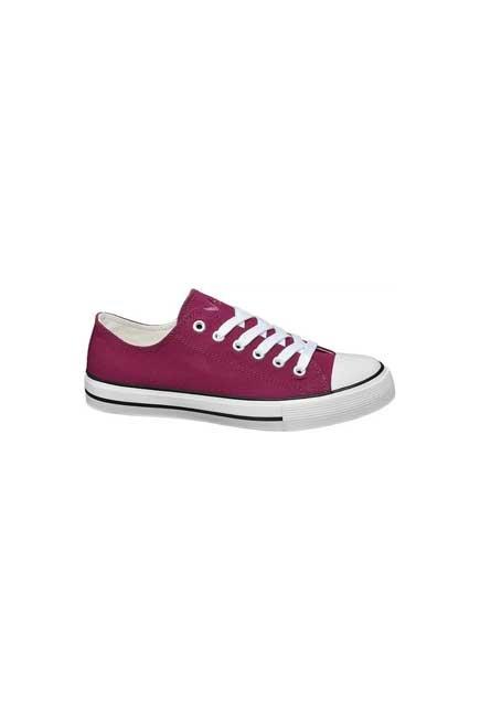 Victory - Burgundy Sneakers With A Dark Sole