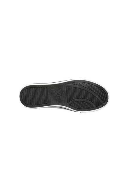 Black Lace-Up Canvas Shoes, , large image number 4