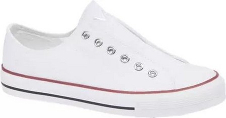 Victory - White Slip-On Sneakers,