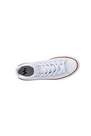 Victory - White Lace-Up Canvas Shoes