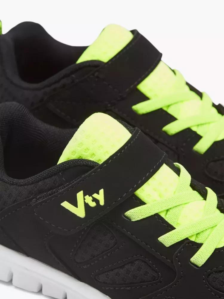 Black Vty Sneakers, Kids Unisex, , large image number 4
