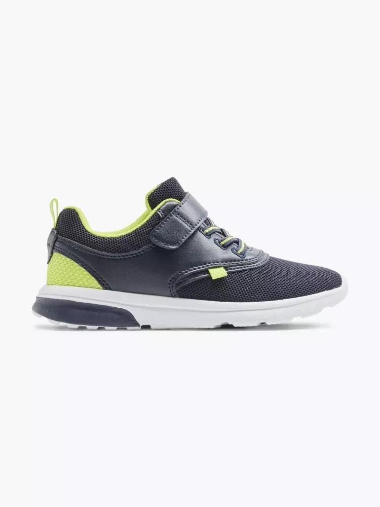 Navy Walking Sneakers, Kids Unisex, , large image number 0