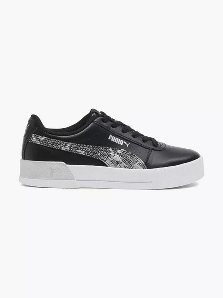Puma - Black Carina Sneakers With Snake Pattern