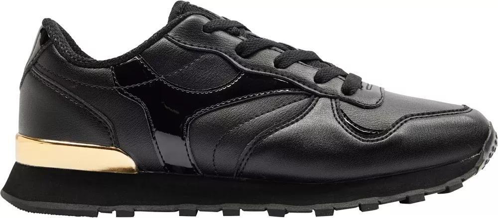 Black Metallic Detail Sneakers, , large image number 2