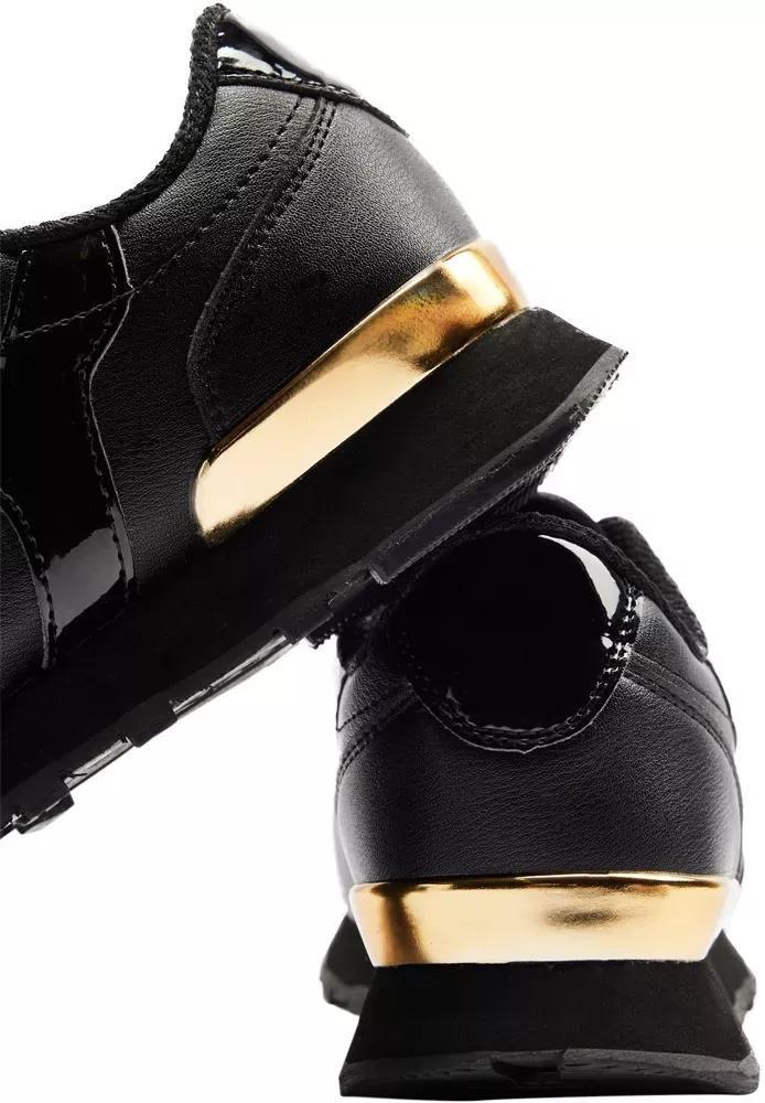 Black Metallic Detail Sneakers, , large image number 5