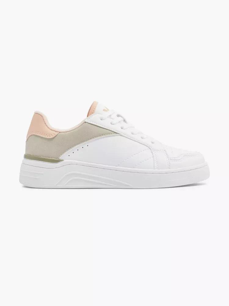 White Leather Sneakers, , large image number 0