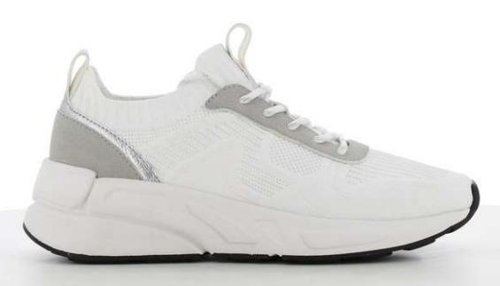 White Lightweight Knit Sneakers, , medium