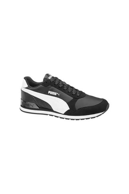 Puma - Black And White Branded Running Sneakers, Men