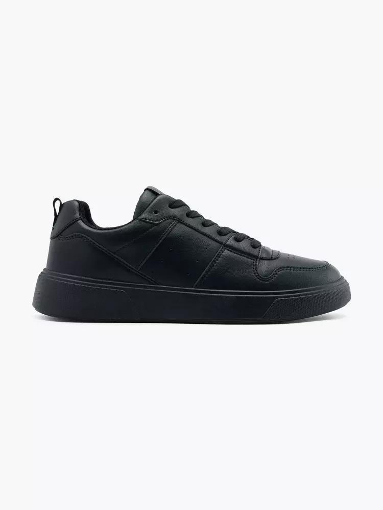 Black Lacing Closure Sneakers, , medium