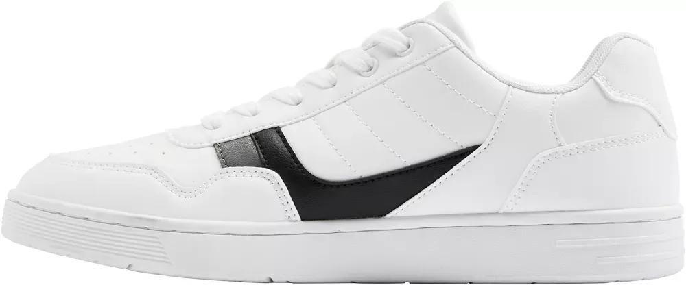 White Lace-Up Trainers, , large image number 3