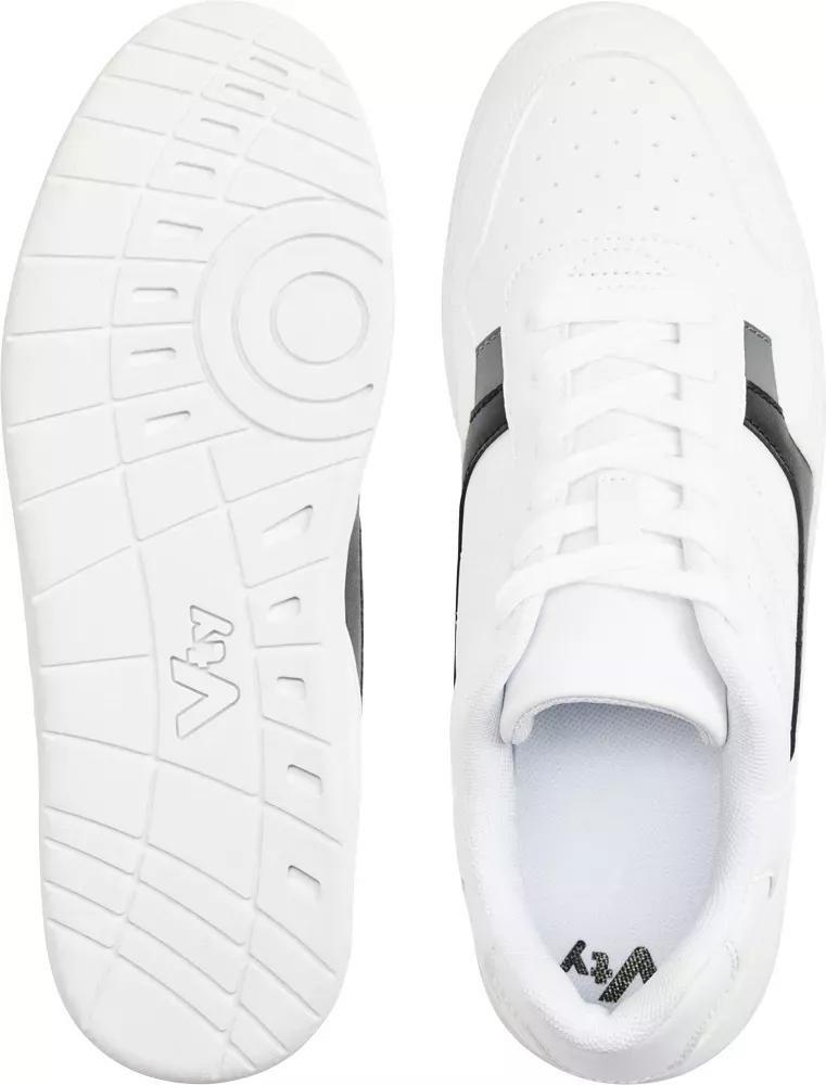 White Lace-Up Trainers, , large image number 4