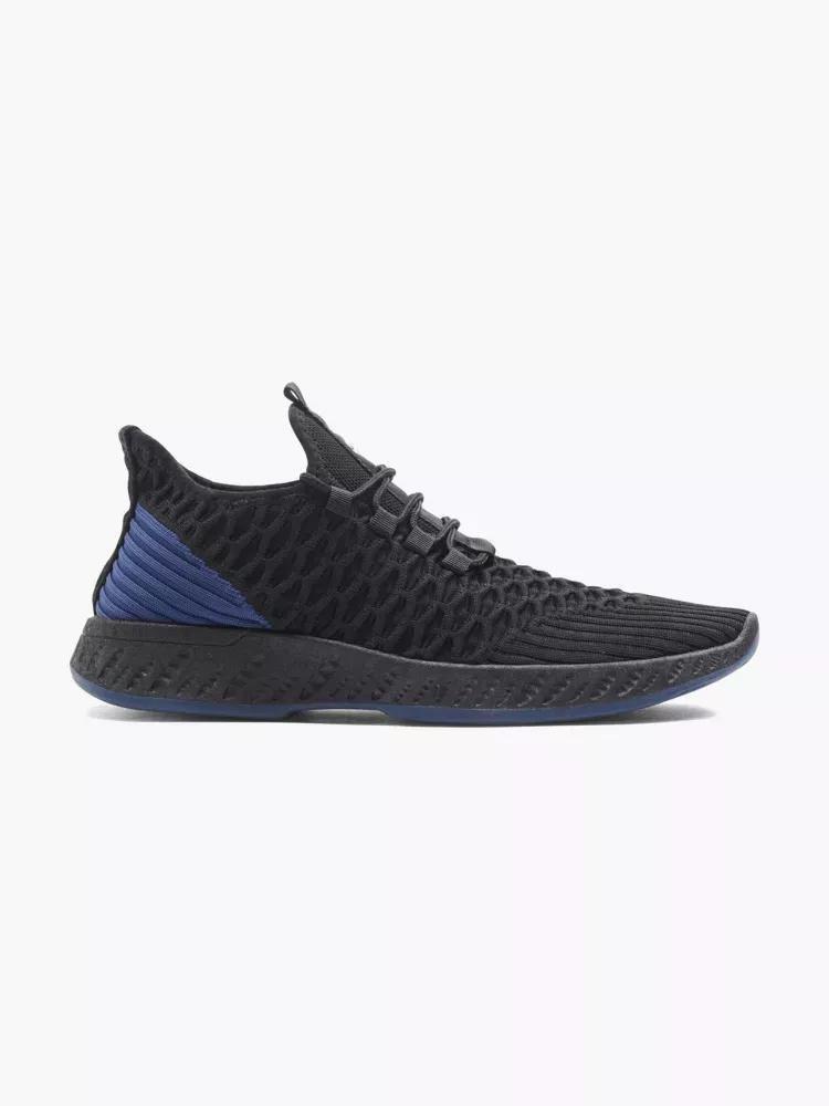 Black Lace-Up Sneakers, , large image number 0