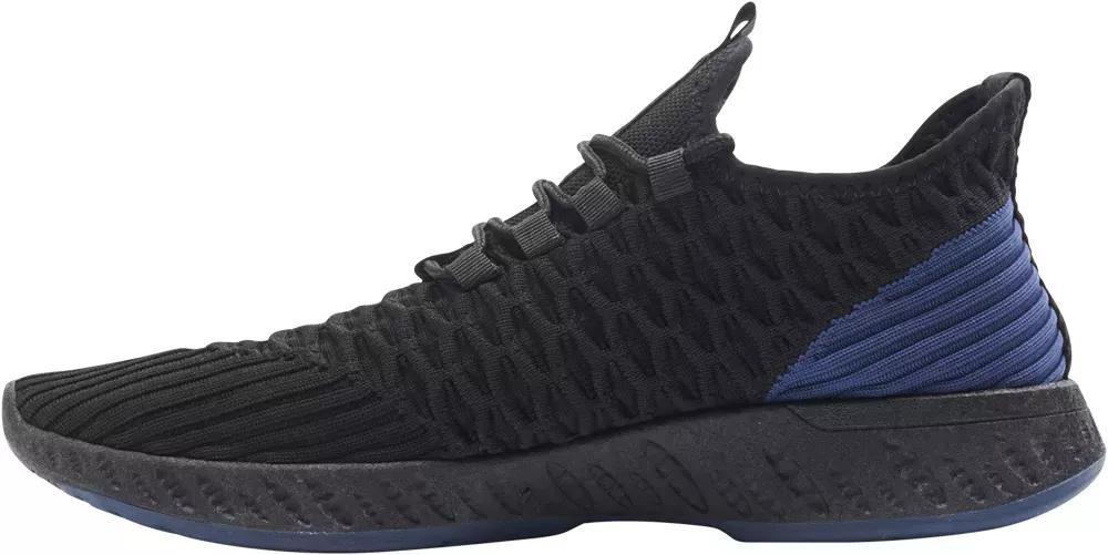 Black Lace-Up Sneakers, , large image number 3
