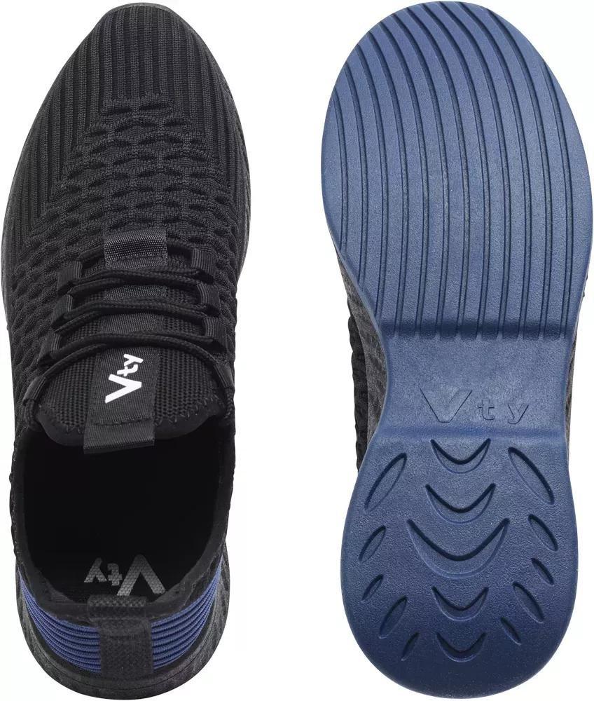Black Lace-Up Sneakers, , large image number 4