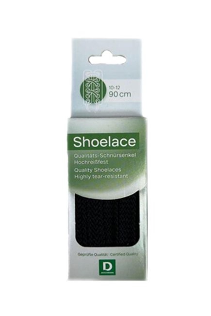 shoe laces - Black Wide Shoe Lace