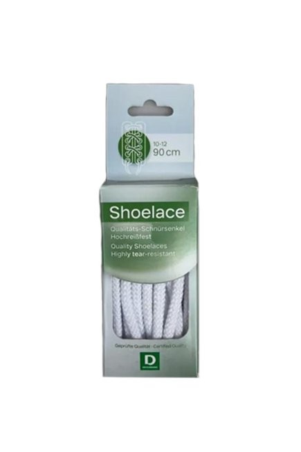 shoe laces - أربطة حذاء رفيعة بيضاء