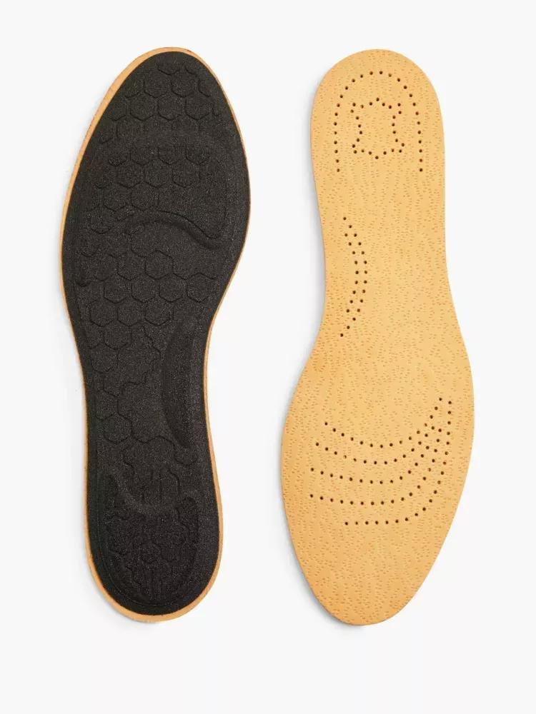 Beige Leather Insoles, No Color, large image number 0