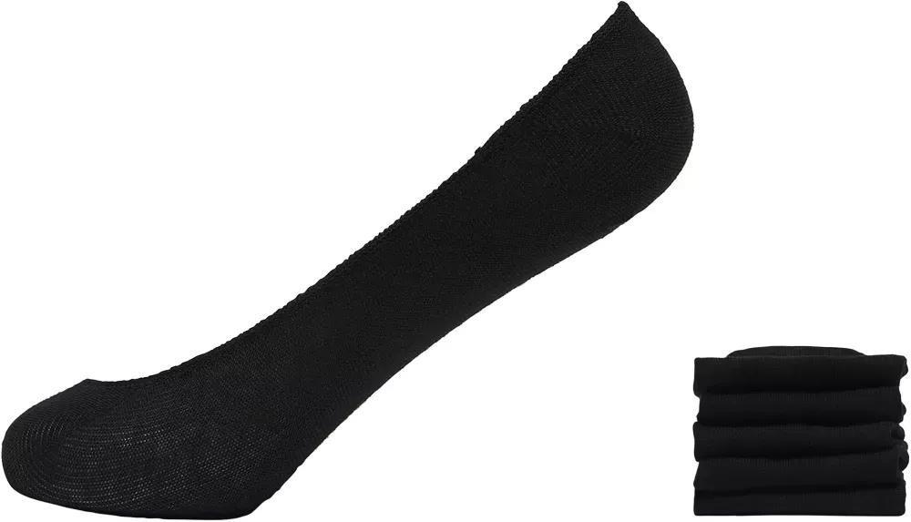 5th Avenue - Black Liner Socks, Set Of 5