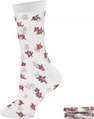 Graceland - White Floral Socks, Set Of 2