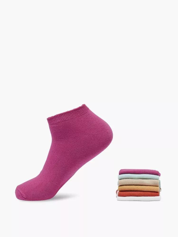 Multicolour Short Socks, Set Of 6, , large image number 0