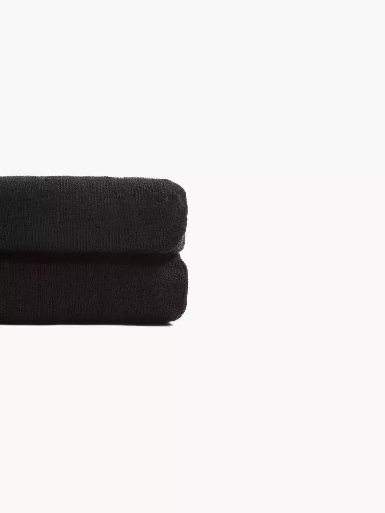 Black Hidden Sneaker Socks, , large image number 1