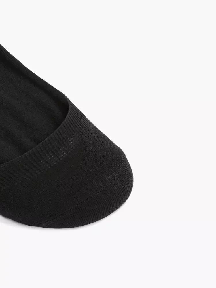 Black Hidden Sneaker Socks, , large image number 3
