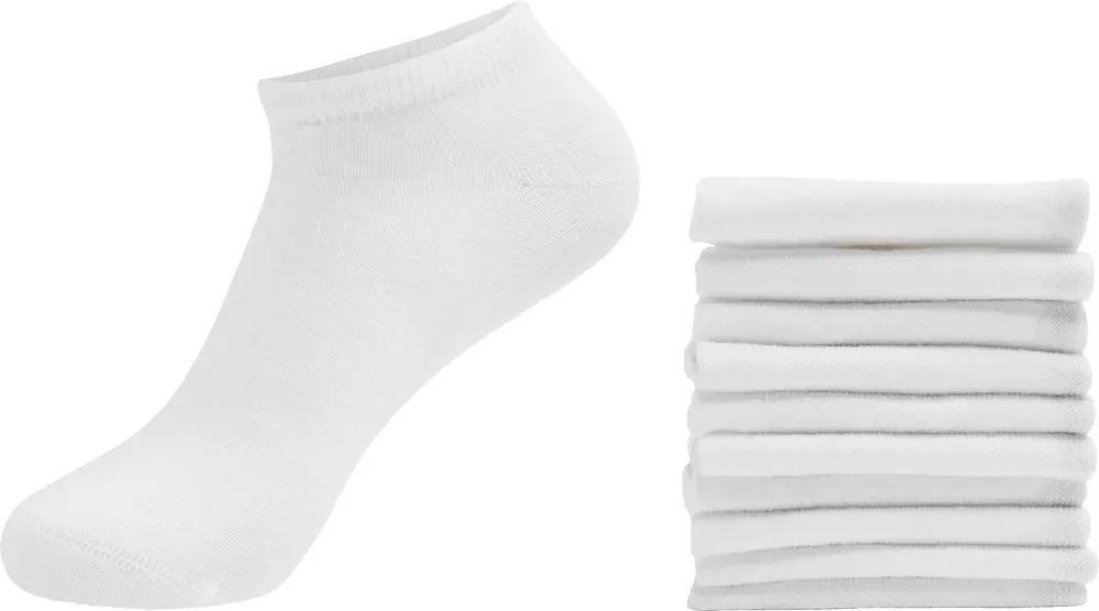 White Ankle Socks, Set Of 10, , large image number 0