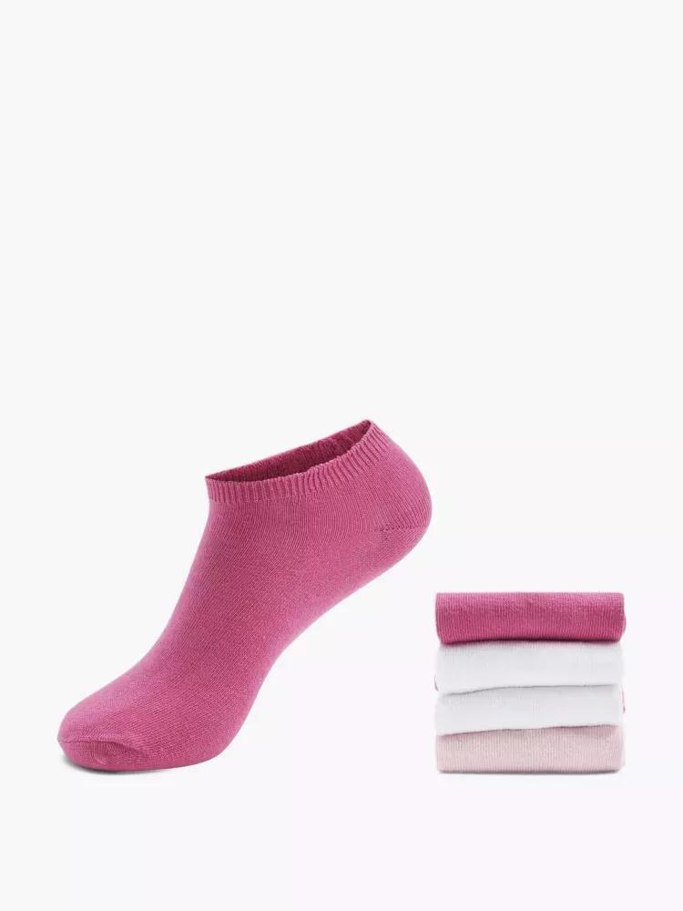 Multicolour Ankle Socks, Set Of 4, , large image number 0