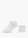Victory - White Ankle Socks, Set Of 5