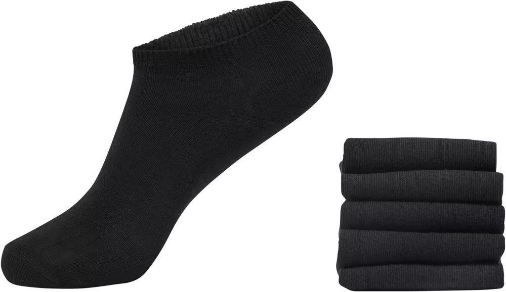 Black Ankle Socks, Set Of 5, , large image number 1