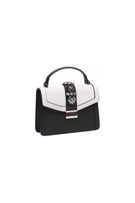 Black And White Messenger Bag, Women, , large image number 0