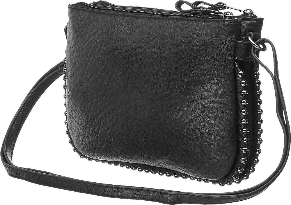 Black Shoulder Strap Bag, No Color, large image number 1