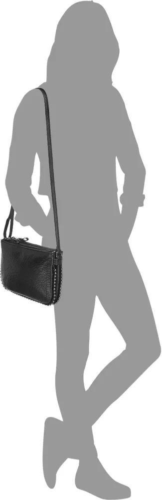 Black Shoulder Strap Bag, No Color, large image number 3