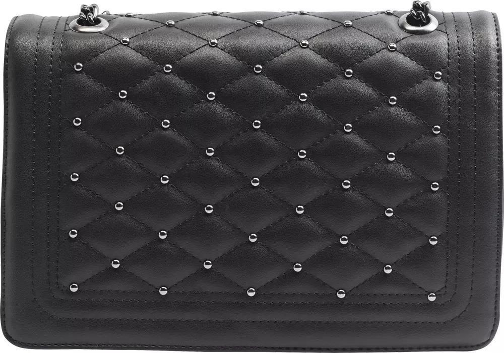 Black Studded Cross Body Bag, No Color, large image number 1