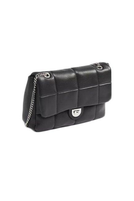 Black Shoulder Bag, No Color, large image number 0