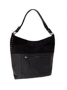 Black Shoulder Bag, No Color, large image number 0