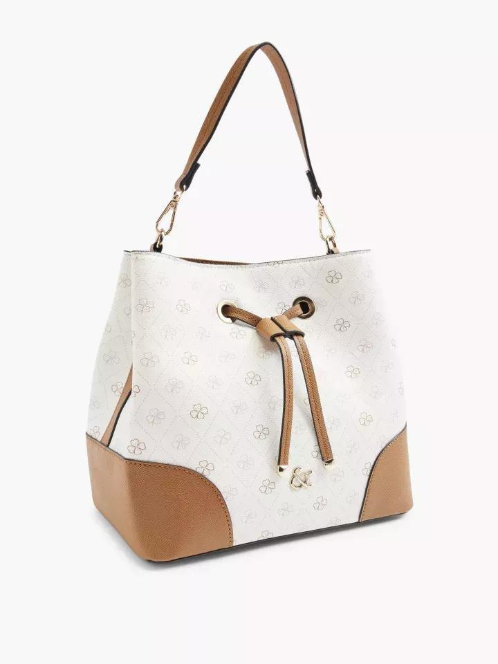 White Pouch Bag, No Color, large image number 1