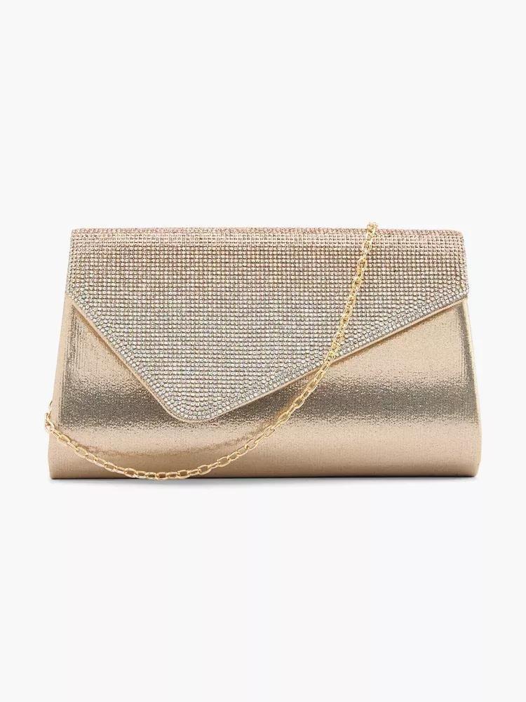 Gold Chain Handle Handbag, No Color, large image number 0