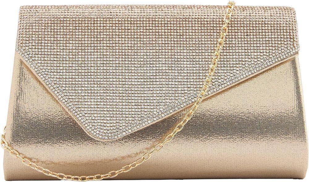 Gold Chain Handle Handbag, No Color, large image number 1