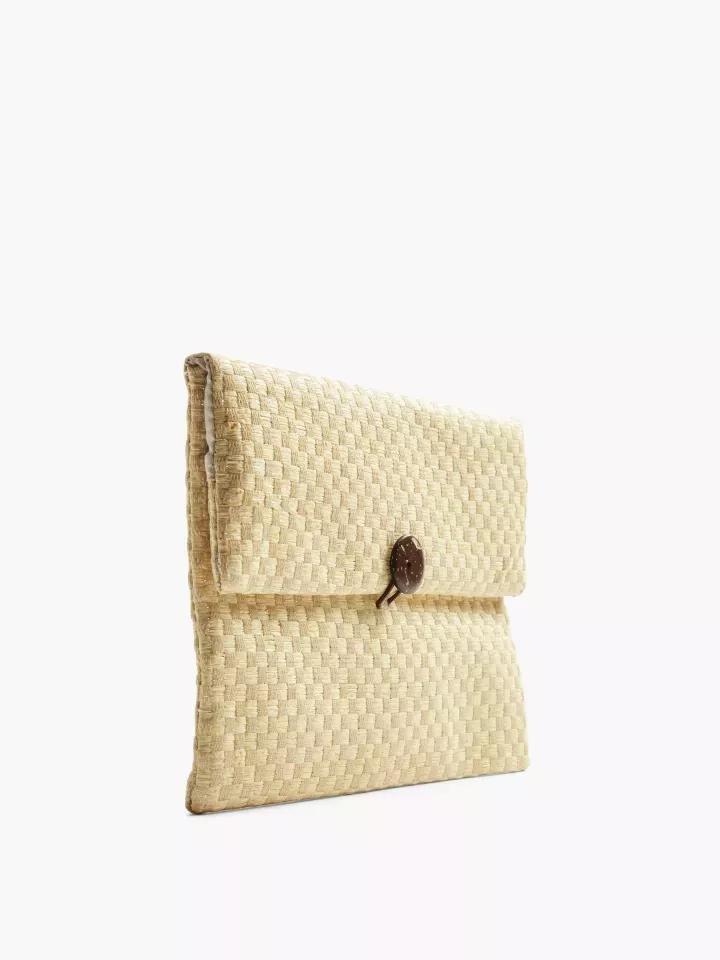Beige Clutch Purse, No Color, large image number 0