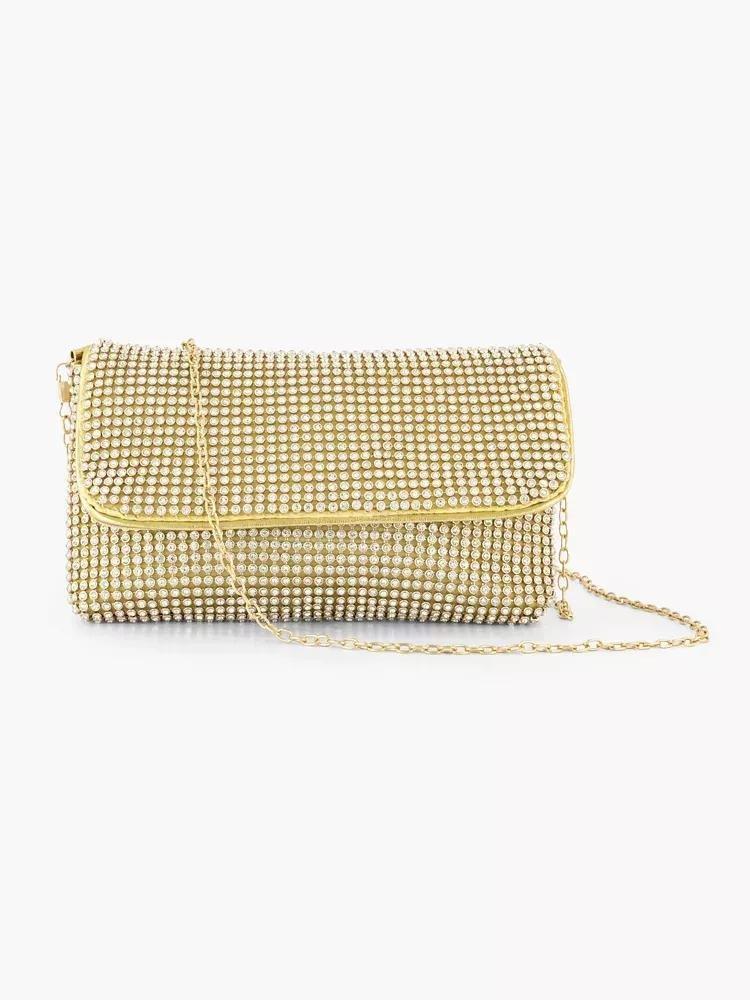 Graceland - Gold Rhinestone Purse