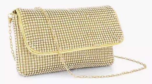 Graceland - Gold Rhinestone Purse