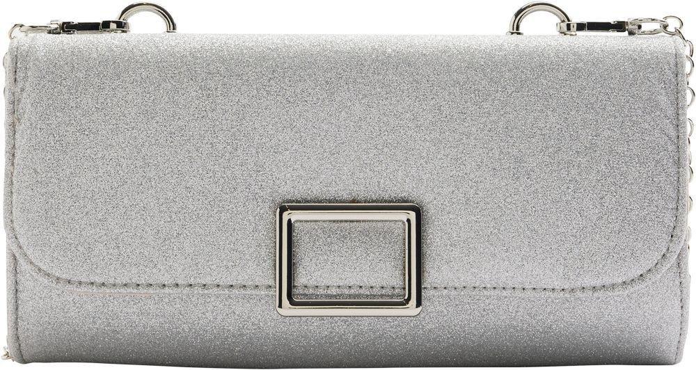 Silver Clutch Bag, No Color, large image number 1