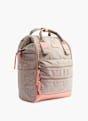 Taupe Zipper Detail Backpack, No Color, large image number 1